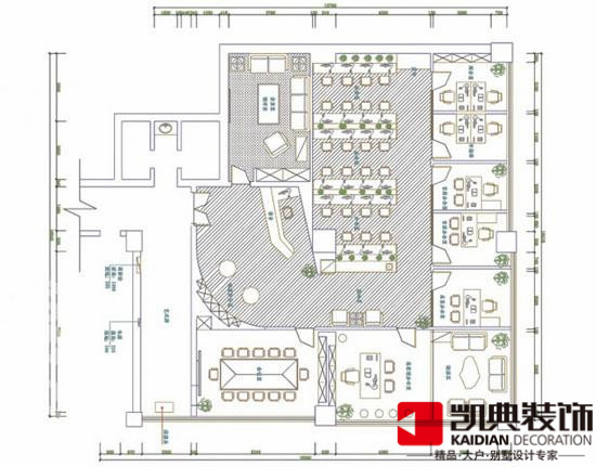 某工厂前台装修设计cad大样施工图_工业建筑_土木在线