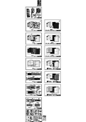 雪佛兰4S店建筑和装修设计CAD施工图纸